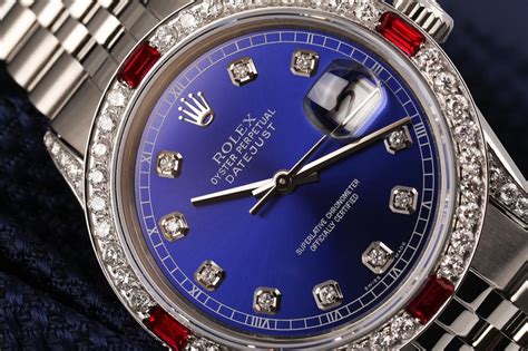 datejust blue face